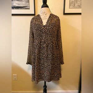 Two by Vince Camuto animal print dress Medium EUC